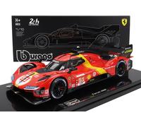 BBurago – Voiture miniature Ferrari 499P LMH 2023 #51 – 1:18 – Portes et capot ouvrants
