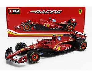 BURAGO 1/18 FERRARI F1 SF 24 2024 CARLOS SAINZ MODÈLE STATIQUE DIECAST