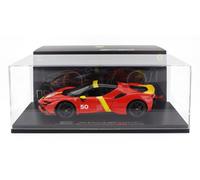 BURAGO 1/18 FERRARI SF90 ROUTE LIVRÉE 24H LE MANS 1:18 MODÈLE STATIQUE