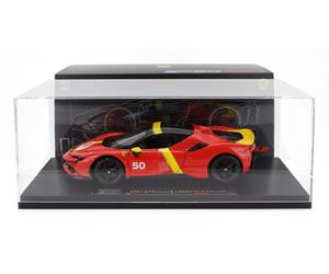 BURAGO 1/18 FERRARI SF90 ROUTE LIVRÉE 24H LE MANS 1:18 MODÈLE STATIQUE