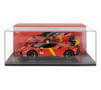 BURAGO 1/18 FERRARI SF90 XX 24H LE MANS WINNER LIVY MODÈLE STATIQUE DIECAST