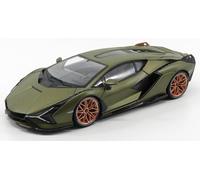 BURAGO 1/18 LAMBORGHINI SIAN FKP 37 HYBRID 2020 VERT MODÈLE STATIQUE DIECAST