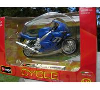 BURAGO 1/18 MOTO TRIUMPH TT600 bleue