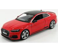 BURAGO 1/24 AUDI A5 RS5 COUPE 2019 ROUGE MODÈLE STATIQUE DIECAST
