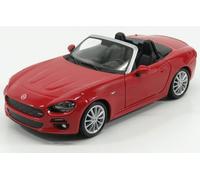 BURAGO 1/24 FIAT 124 SPIDER 2016 ROUGE MODÈLE STATIQUE DIECAST