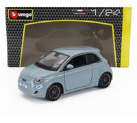 BBURAGO 1/24 Fiat 500E - Metal Blue
