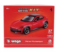BURAGO 1/24 KIT FERRARI PUR-SANG SUV 2022 36 PIÈCES MODÈLE STATIQUE DIECAST