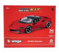 BURAGO 1/24 KIT FERRARI SF90 ROUTE HYBRIDE 2019 MODÈLE STATIQUE DIECAST