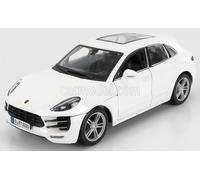 BURAGO 1/24 PORSCHE MACAN 2013 BLANC MODÉLISME STATIQUE DIECAST