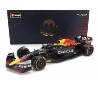 BURAGO 1/24 RED BULL F1 RB18 VERSTAPPEN 2022 VITRINE MODÈLE STATIQUE DIECAST