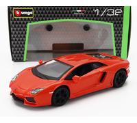 BURAGO 1/32 LAMBORGHINI AVENTADOR LP700 4 2011 ORANGE MODÈLE STATIQUE DIECAST