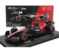 BURAGO 1/43 ALFA ROMEO F1 C43 2023 GUANYU ZHOU VITRINE MODÈLE STATIQUE DIECAST