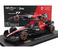 BURAGO 1/43 ALFA ROMEO F1 C43 BOTTAS 2023 VITRINE MODÈLE STATIQUE DIECAST