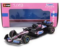 BURAGO 1/43 ALPINE F1 A524 2024 ESTEBAN OCON 1:43 MODÈLE STATIQUE DIECAST