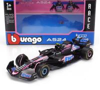 BURAGO 1/43 ALPINE F1 A524 2024 PIERRE GASLY 1:43 MODÈLE STATIQUE DIECAST