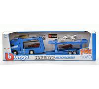 BURAGO 1/43 CAMION BISARCA VOLVO FH16 750 XXL PORSCHE MODÈLE STATIQUE DIECAST