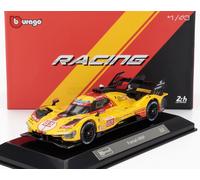 BURAGO 1/43 FERRARI 499P LE MANS 2024 KUBICA VITRINE MODÈLE STATIQUE DIECAST