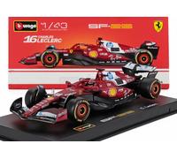 BURAGO 1/43 FERRARI F1 SF25 2025 LECLERC VITRINE MODÈLE STATIQUE DIECAST