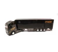 BURAGO 1/43 MODÈLE CAMION STATIQUE VOLVO FH16 GLOBETROTTER 750 XXL NOIR 1:43