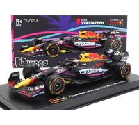 MODÈLE DE VOITURE STATIQUE RED BULL F1 RB19 VERSTAPPEN MIAMI 2023 VITRINE ÉCH...