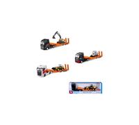 BBurago Camion miniature Mercedes Actros 2 Gigaspace Échelle 1:43 Transport de Bobcat BU32311-32310
