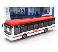 BURAGO 1/50 BUS BBUS 01 OLD TOWN BLANC ROUGE MODÈLE STATIQUE DIECAST