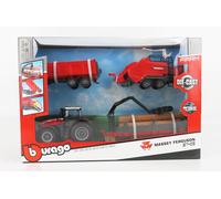 BURAGO 1/50 TRACTEUR MASSEY FERGUSON 8740S MODÉLISME MODÈLE STATIQUE DIECAST
