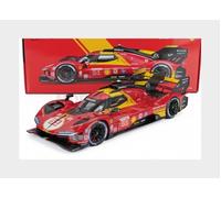 BBURAGO 1/18 - FERRARI 499P 3.0L TURBO V6 - 3RD 24H LE MANS 2024 16305-51