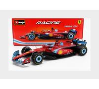 Auto Burago F1 Ferrari Sf-24 Édition Miami GP Échelle 1:18 Leclerc #16
