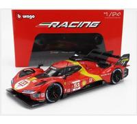 BBurago Modèle réduit 1:24 Ferrari 499P n°51 Vainqueur Le Mans 2023 Calado Giovinazzi BU26309-51