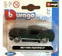 BURAGO 1967 FORD MUSTANG GT 1:64