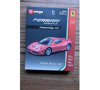 Burago Ferrari Race & Play Kit d'assemblage au choix, voiture metal 1/43