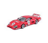 Burago | Ferrari Racing 512 BB II Serie 1981 édition Collection | Reproduction de Voiture Miniature à échelle 1/43 | Rouge | Jouet pour Enfant à Collectionner | 18-36308