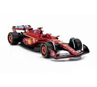 Burago Ferrari SF-24 Charles Leclerc #16 vainqueur GP MONACO 2024 - Modèle réaliste auto à échelle 1:43 Licence officielle Ferrari, Age recommandé 3 ans