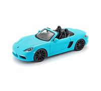 Burago-Porsche 718 en Couleur Bleue à l'échelle 1:24 (18-21087B)