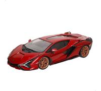 Lamborghini Sian Fkp 37 2019 Maquette de Voiture Rouge 1:18 Bburago