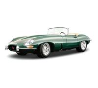 BBurago Voiture miniature Jaguar E-Type Cabriolet 1961 1:18 Argenté Enfants