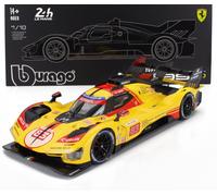 BURAGO18-16313 #83FERRARI 499P 3.0L TURBO V6 TEAM AF CORSE 24H DU MANS 2024 1/18