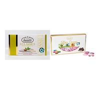 Buratti Confetti Dragées à l'amande Entière Bleues 1 Kg & Dragées au Chocolat Printemps 1 Kg