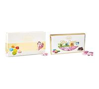 Buratti Confetti Dragées au Chocolat Avec des Mini Coeurs Ombres Roses 1 Kg & Dragées au Chocolat Printemps 1 Kg