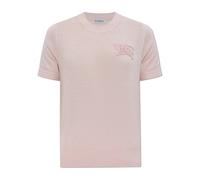 Burberry - Anisa Short-Sleeve Cardigan - Femme - Pulls - Rose - Taille: 40 FR