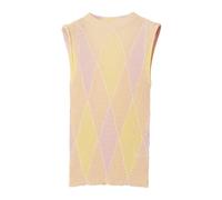 Burberry - Argyle Knit Vest - Femme - Pulls - Multicolore - Taille: 38 FR