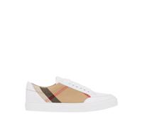 Burberry - Baskets Vintage Check - Femme - Chaussures - Blanc - Taille: 38 EU