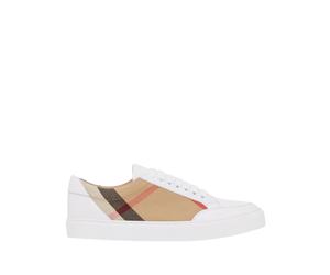 Burberry - Baskets Vintage Check - Femme - Chaussures - Blanc - Taille: 38 EU