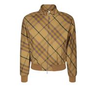 Burberry - Check Print Jacket - Homme - Vestes - Jaune - Taille: L