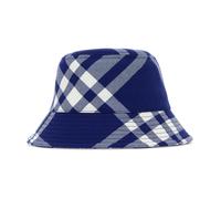 Burberry - Bob Brodée en Mélange de Polyester - Femme - Accessoires - Bleu - Taille: S