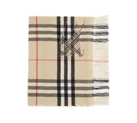 Burberry - Cashmere Check Wide Scarf - Homme - Accessoires - Multicolore - Taille: ONE Size