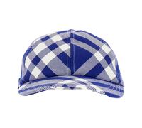 Burberry - Casquette de baseball à carreaux - unisex - Accessoires - Bleu - Taille: S