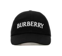 Burberry - Casquette de baseball Logo Gabardine - Femme - Accessoires - Noir - Taille: XL