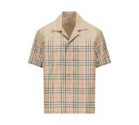 Burberry - Casual Shirt SS Sand IP Check - Homme - Chemises - Beige - Taille: XL